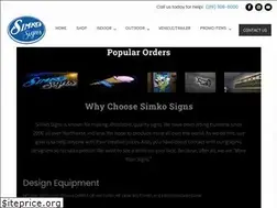 Sites similar to simkosigns.com