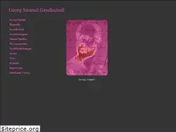 Sites similar to simmel-gesellschaft.de