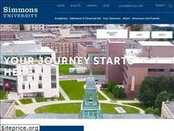 Sites similar to simmons.edu