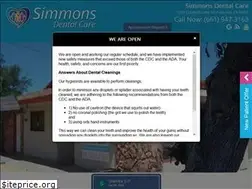 Sites similar to simmonsdentalcare.com