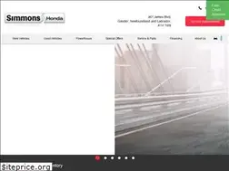 Sites similar to simmonshonda.com