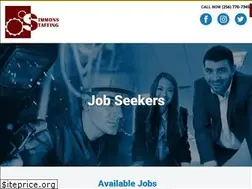 Sites similar to simmonsstaffing.com