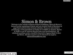 Sites similar to simonandbrown.com