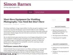 Sites similar to simonbarnes.net