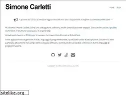 Sites similar to simonecarletti.it