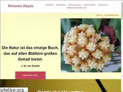 Sites similar to simones-hoyas.de