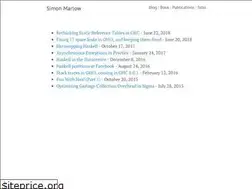 Sites similar to simonmar.github.io