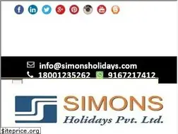 Sites similar to simonsholidays.in