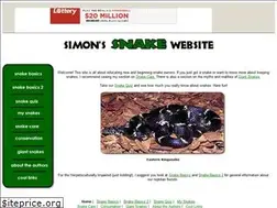 Sites similar to simonsnakesite.tripod.com