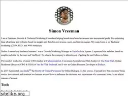 Sites similar to simonvreeman.com