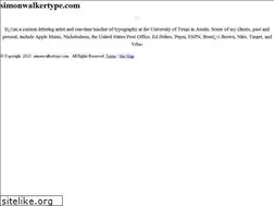Sites similar to simonwalkertype.com