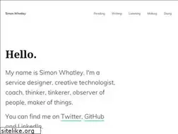 Sites similar to simonwhatley.co.uk
