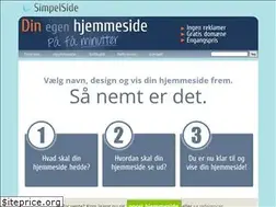 Sites similar to simpelside.dk