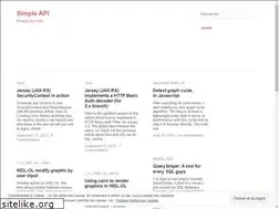 Sites similar to simplapi.wordpress.com