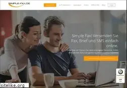 Sites similar to simple-fax.de
