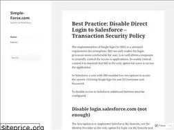Sites similar to simple-force.com