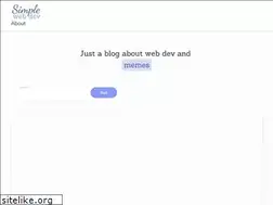 Sites similar to simple-web.dev