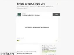 Sites similar to simplebudgetsimplelife.blogspot.com