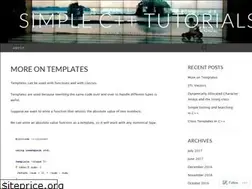 Sites similar to simplecplusplus.wordpress.com