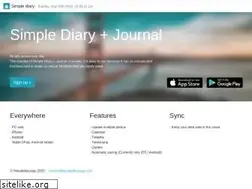 Sites similar to simplediaryapp.com