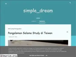 Sites similar to simpledream91.blogspot.com