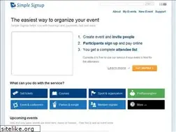 Sites similar to simpleeventsignup.com