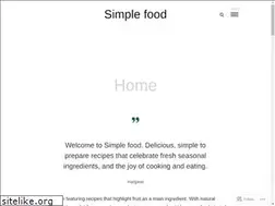 Sites similar to simplefood.blog