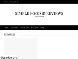 Sites similar to simplefoodreviews.com