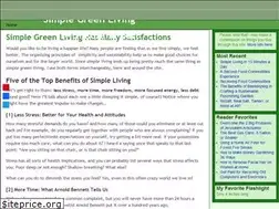 Sites similar to simplegreenliving.com