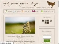 Sites similar to simplegreenorganichappy.com