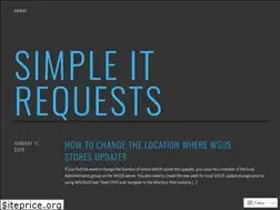 Sites similar to simpleitrequests.wordpress.com