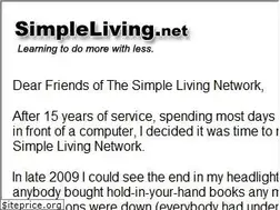 Sites similar to simpleliving.net