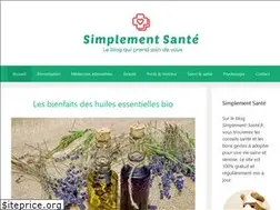 Sites similar to simplement-sante.fr