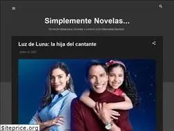 Sites similar to simplementenovelas.blogspot.com