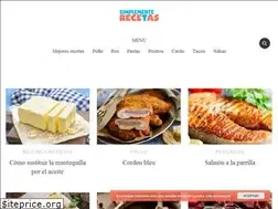 Sites similar to simplementerecetas.com