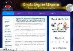Sites similar to simplemysticmiracles.com