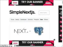 Sites similar to simplenextjs.com