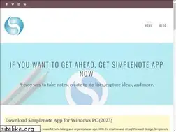 Sites similar to simplenote-app.com
