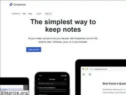 Sites similar to simplenote.com