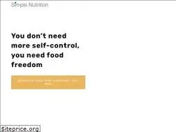 Sites similar to simplenutritioncounseling.com