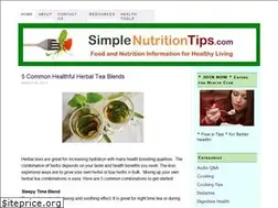 Sites similar to simplenutritiontips.com