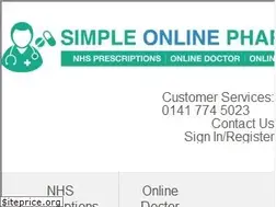Sites similar to simpleonlinepharmacy.co.uk
