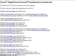 Sites similar to simplepovertyscorecard.com