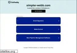 Sites similar to simpler-webb.com