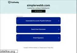 Sites similar to simplerwebb.com
