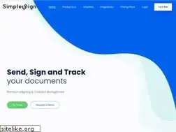 Sites similar to simplesign.io