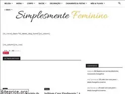 Sites similar to simplesmentefeminino.com.br
