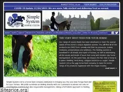 Sites similar to simplesystemhorsefeeds.co.uk