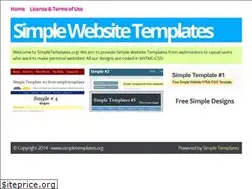 Sites similar to simpletemplates.org