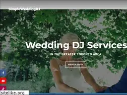 Sites similar to simpleweddingdj.com